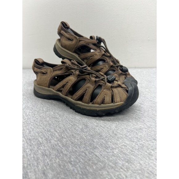 Keen Brown Leather Strappy Hiking Sandals Mens Size 8.5 Outdoor Durable Toe Prot main image 7